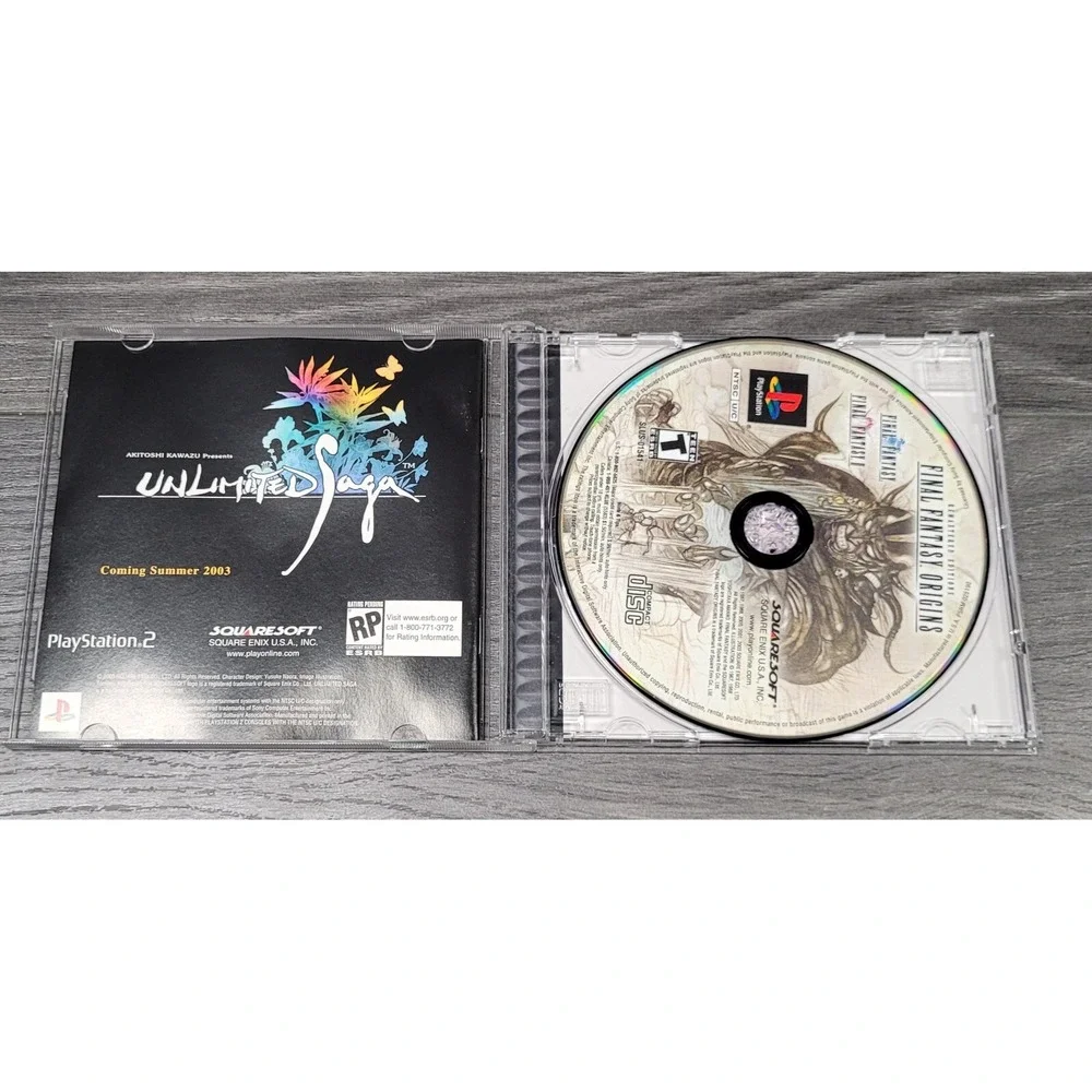 Final Fantasy Origins Remastered Editions Playstation PS1 Video Game